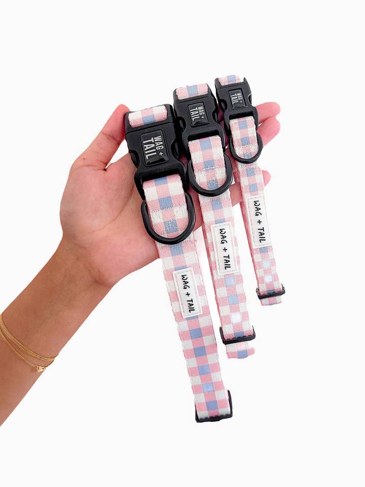 Dog Collar - Pretty in Plaid for wholesale by Wag + Tail