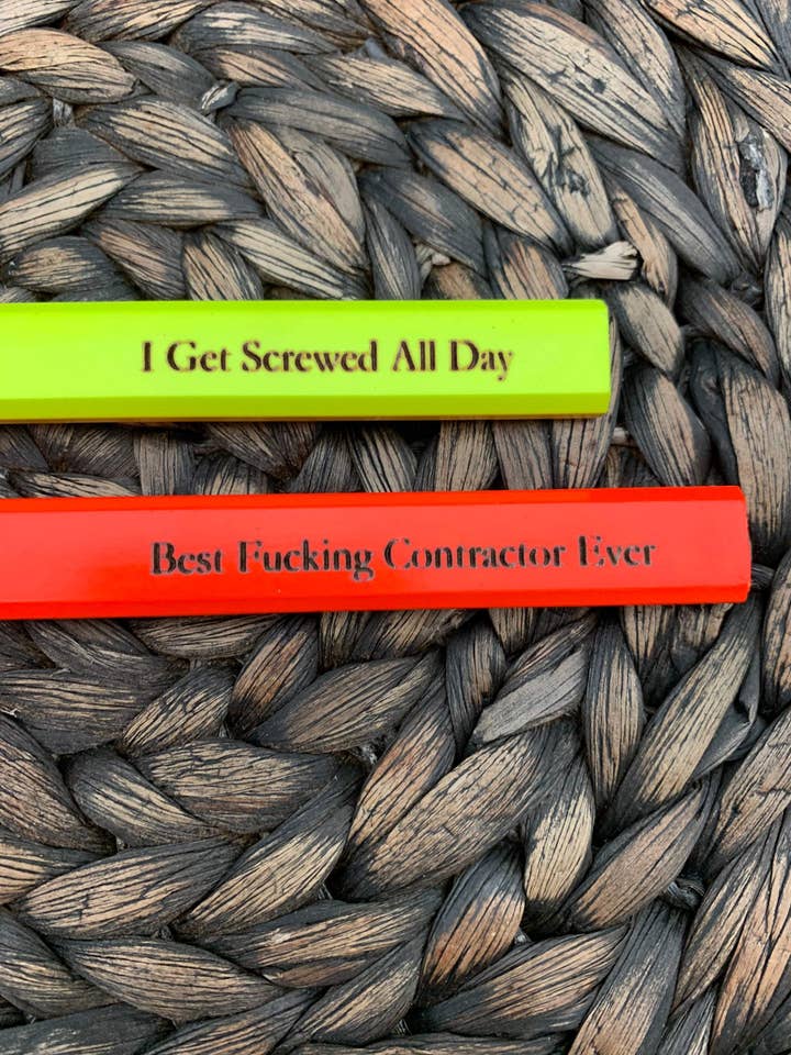 Lápiz Carpintero Personalizado, Lápiz Carpintero Grabado para venta al por mayor de Dirty Grove by Hazel Grove Customs