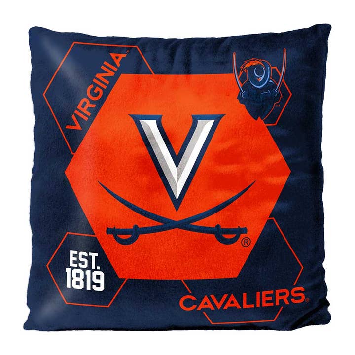 Coussin en velours CONNECTOR de l'Université de Virginie NCAA pour la vente par The Northwest Group