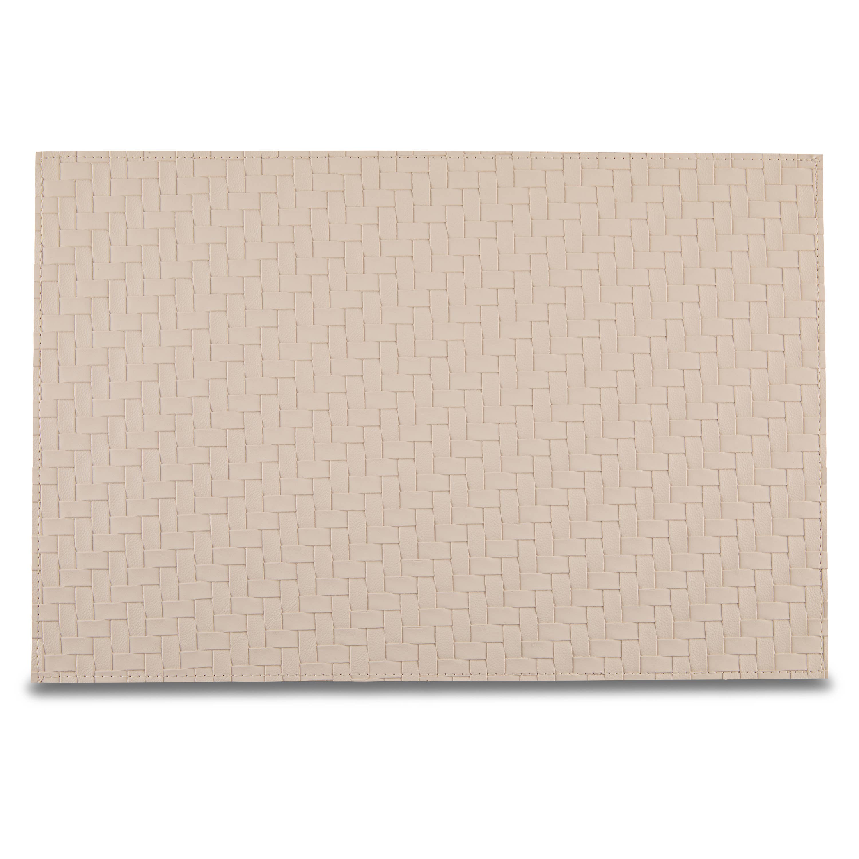 Ala Carte (By Dainty Home) - Vente Sets de table - Ensemble de 4 sets de table réversibles en cuir vegan Lausanne 30x45 cm17