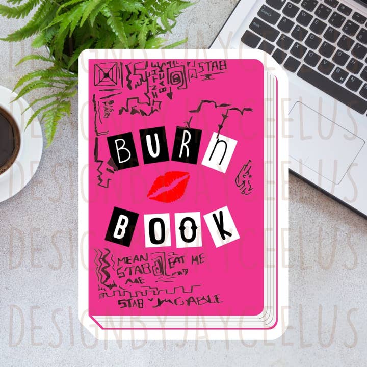 Art of a Story - Wholesale Sticker - Burn Book Waterproof Sticker1
