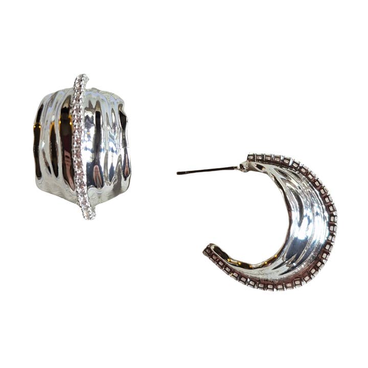 Brinco de Argola CL08522PRATA por atacado de ZODA