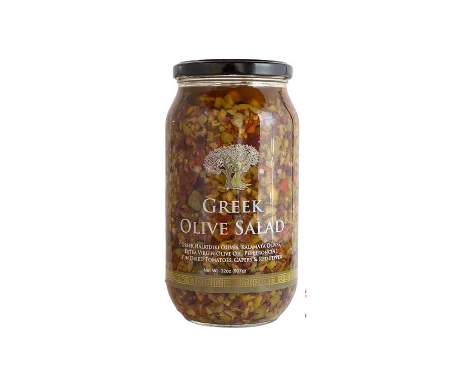 Lakonia Imports, Inc. - Wholesale Olives - Greek Olive Salad 32oz