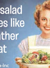 Magnet-This salad tastes like I'd rather be fat for wholesale by Ephemera