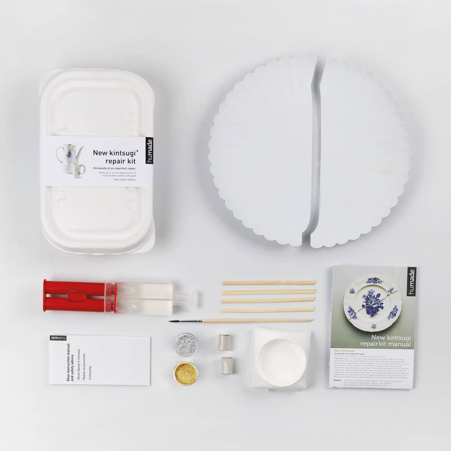 Humade BV - Wholesale DIY Craft Kit - Kintsugi kit, gold+silver | The original since 2009, shop1