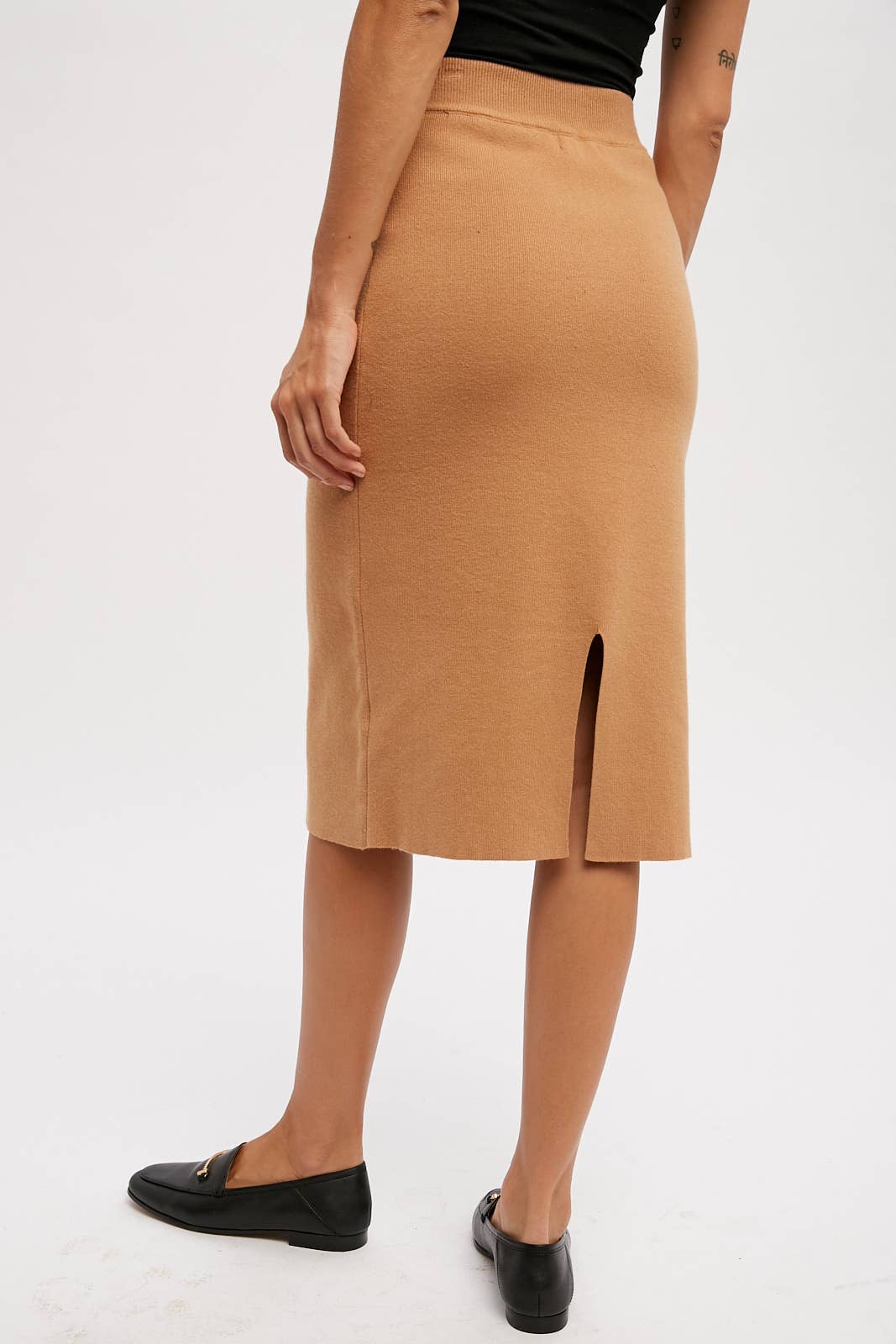 Bluivy - Wholesale Skirt - Women's - H LINE MIDI SWEATER SKIRT5