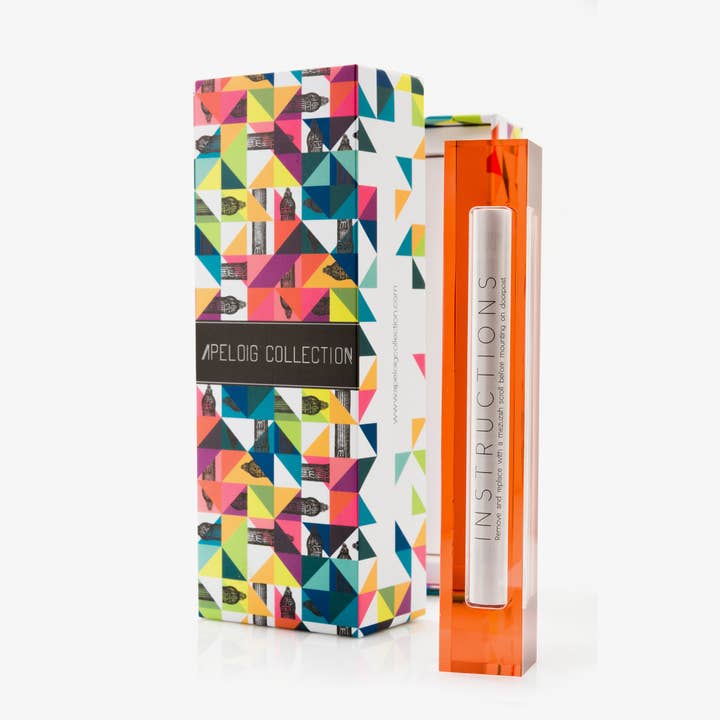 Apeloig Collection - Wholesale Wall Accent - Mezuzah Large Orange