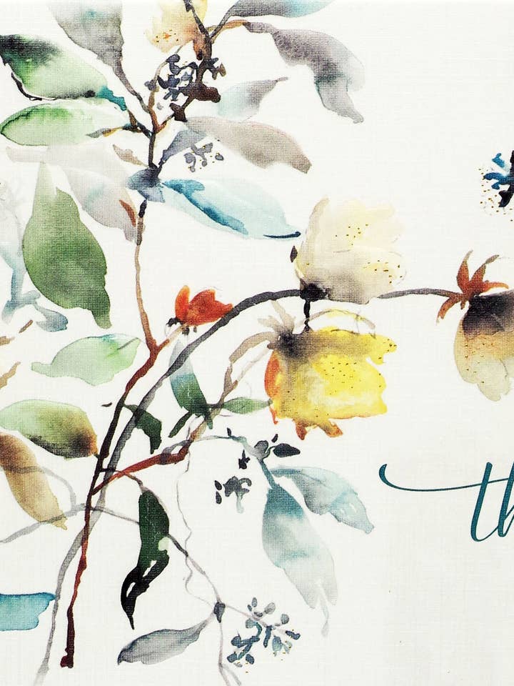 Asian Botanical Thank You Notes for wholesale by Peter Pauper Press