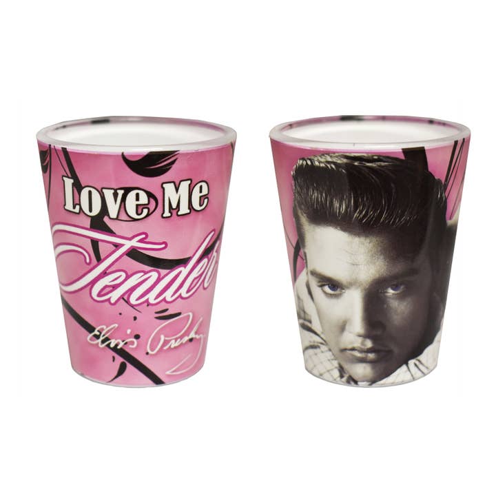 Elvis Shot Glass - Love Me Tender for wholesale by MID-SOUTH PRODUCTS