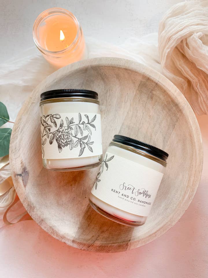 Sweet Santorini Soy Candle | Set of 4 for wholesale by Kent and Co. Handmade