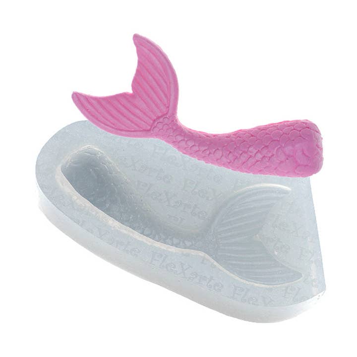 Mermaid Tail Silicone Mold Fondant Mold Cake Decoration Chocolate Baking Mold Sea Life Deep Sea Under the sea themes for wholesale by Flexarte USA