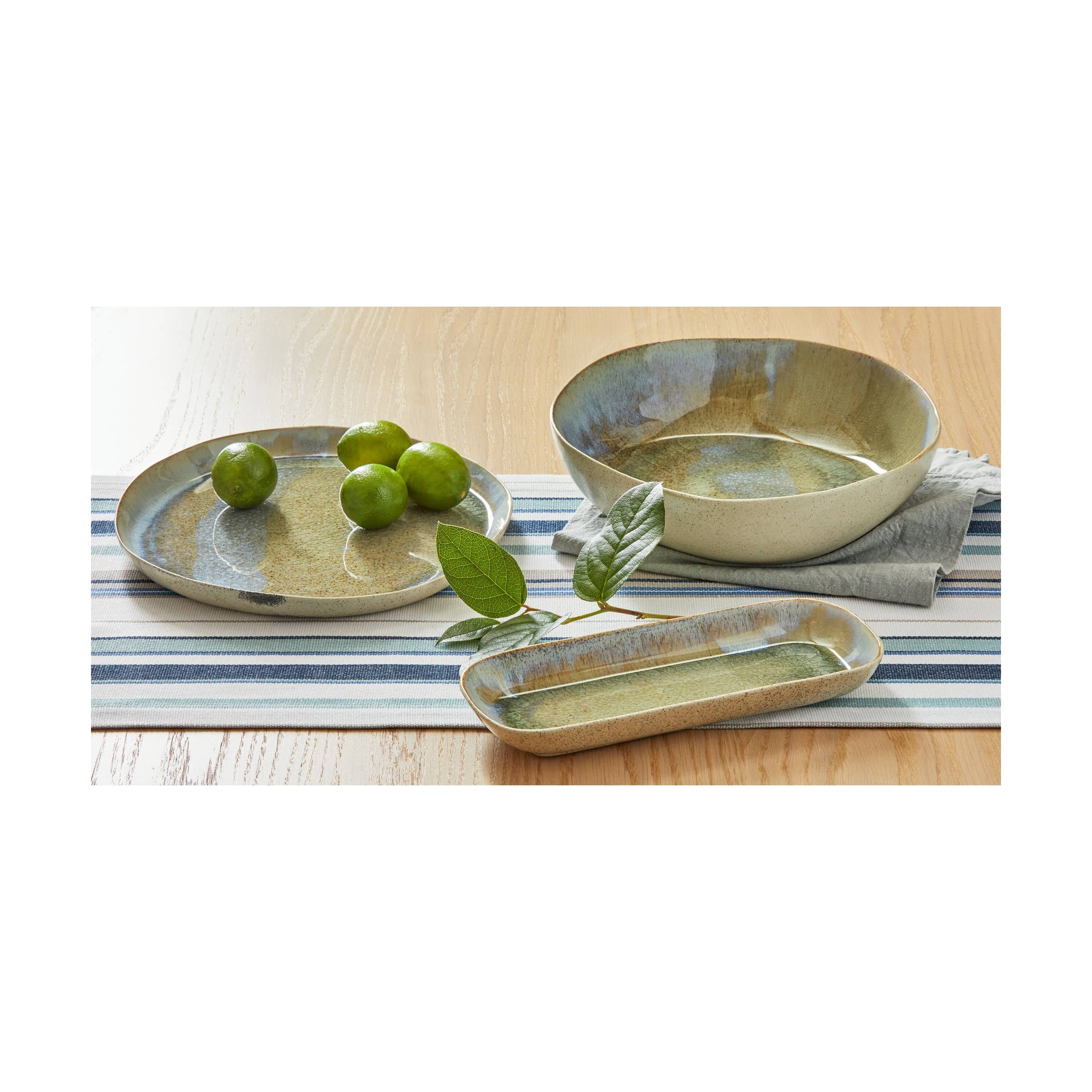 tag - Wholesale Dinner Plate - Montauk Round Plate Blue Porcelain Summer1