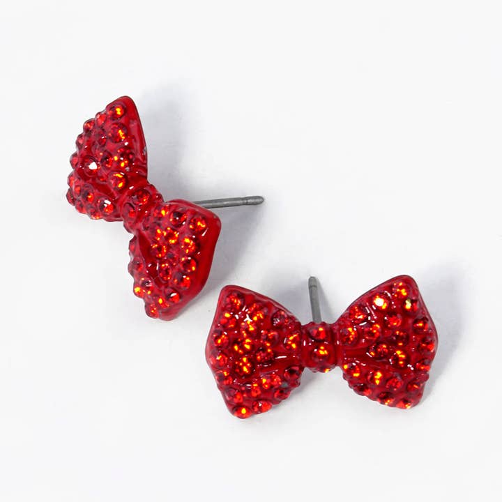 Sensibling Corp. - Wholesale Stud/Post Earrings - Crystal Rhinestone Bow Stud Earrings38