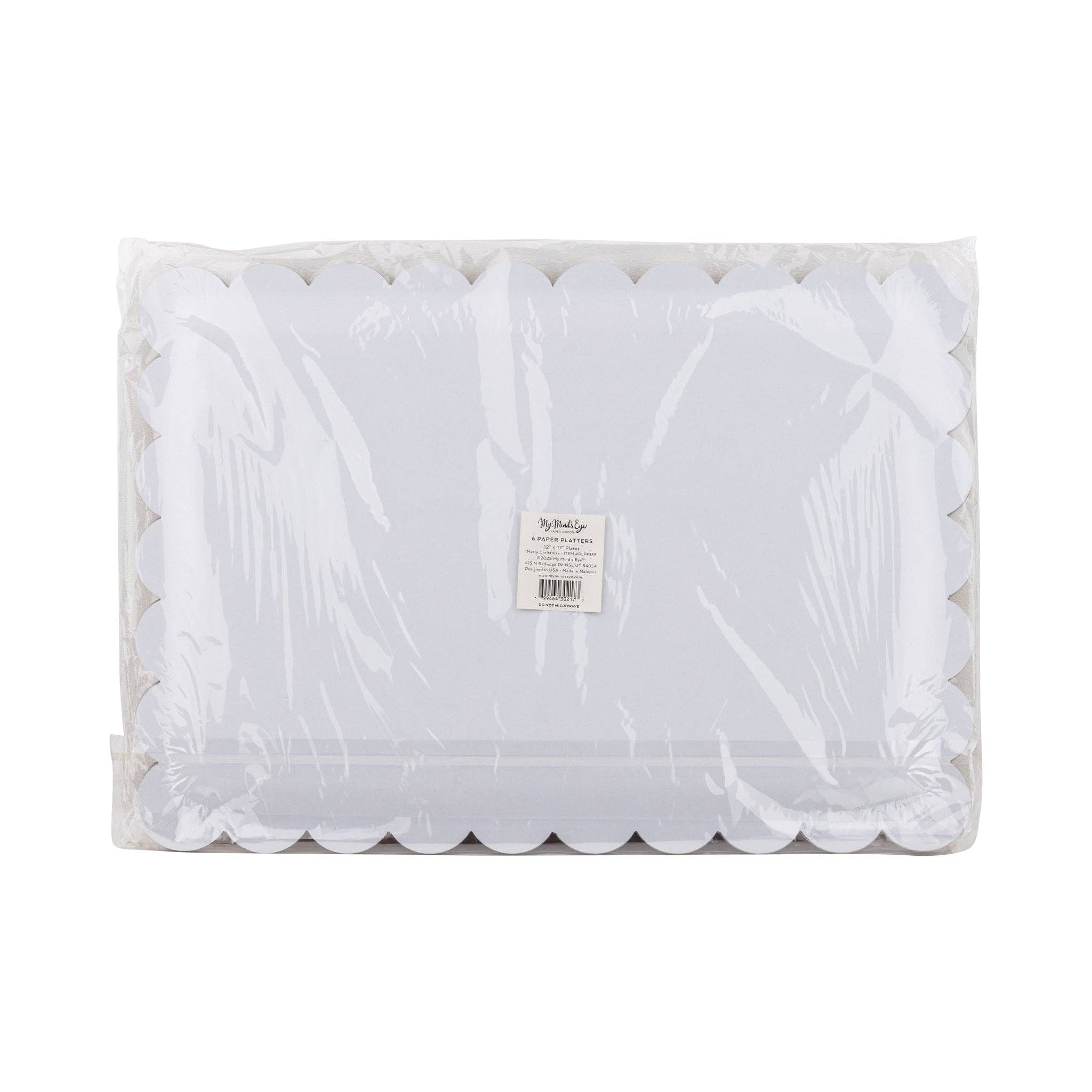 My Mind’s Eye - Wholesale Disposable Plate - PLPP139 - Merry Christmas Paper Platter2