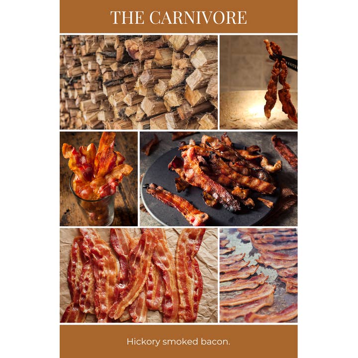 Eco Candle Company - Wholesale Jar/Filled Candle - The MANdle CARNIVORE | smoked bacon