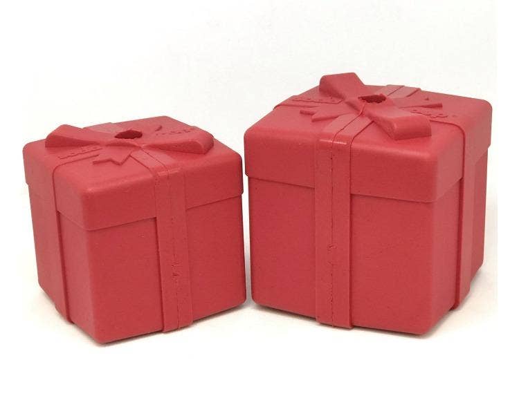 SodaPup Dog Toys - Wholesale Pet Chew Toy - Dog - SP Gift Box Durable Rubber Chew Toy & Treat Dispenser - Red1