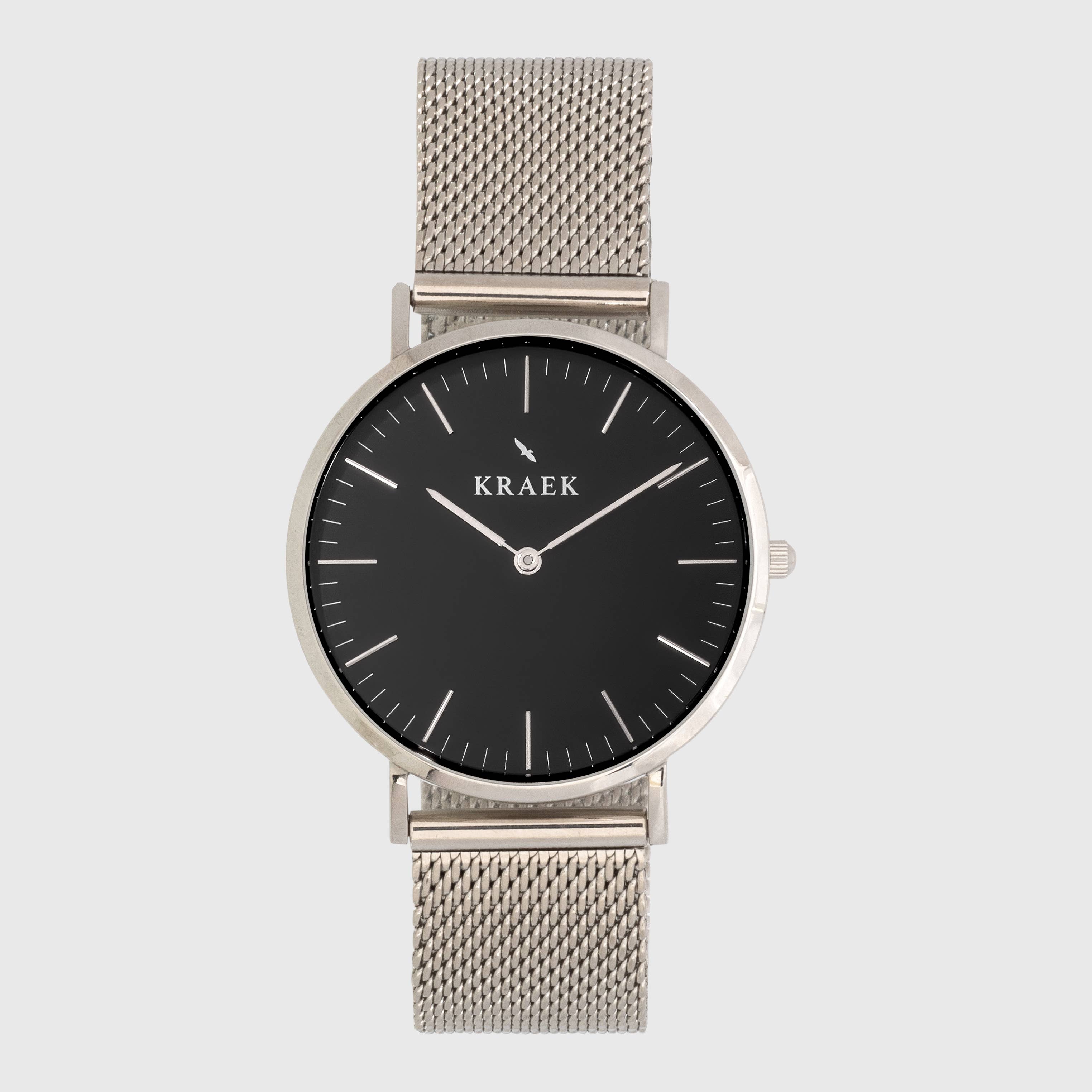 KRAEK Watches - Wholesale Wrist Watch - Women's - Ivy | Silver | Mesh | 36 mm0