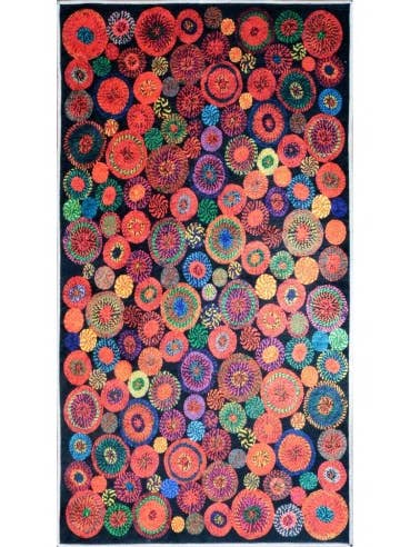 Tappeto HAPPY nero per la vendita all'ingrosso da parte di Mani Textile