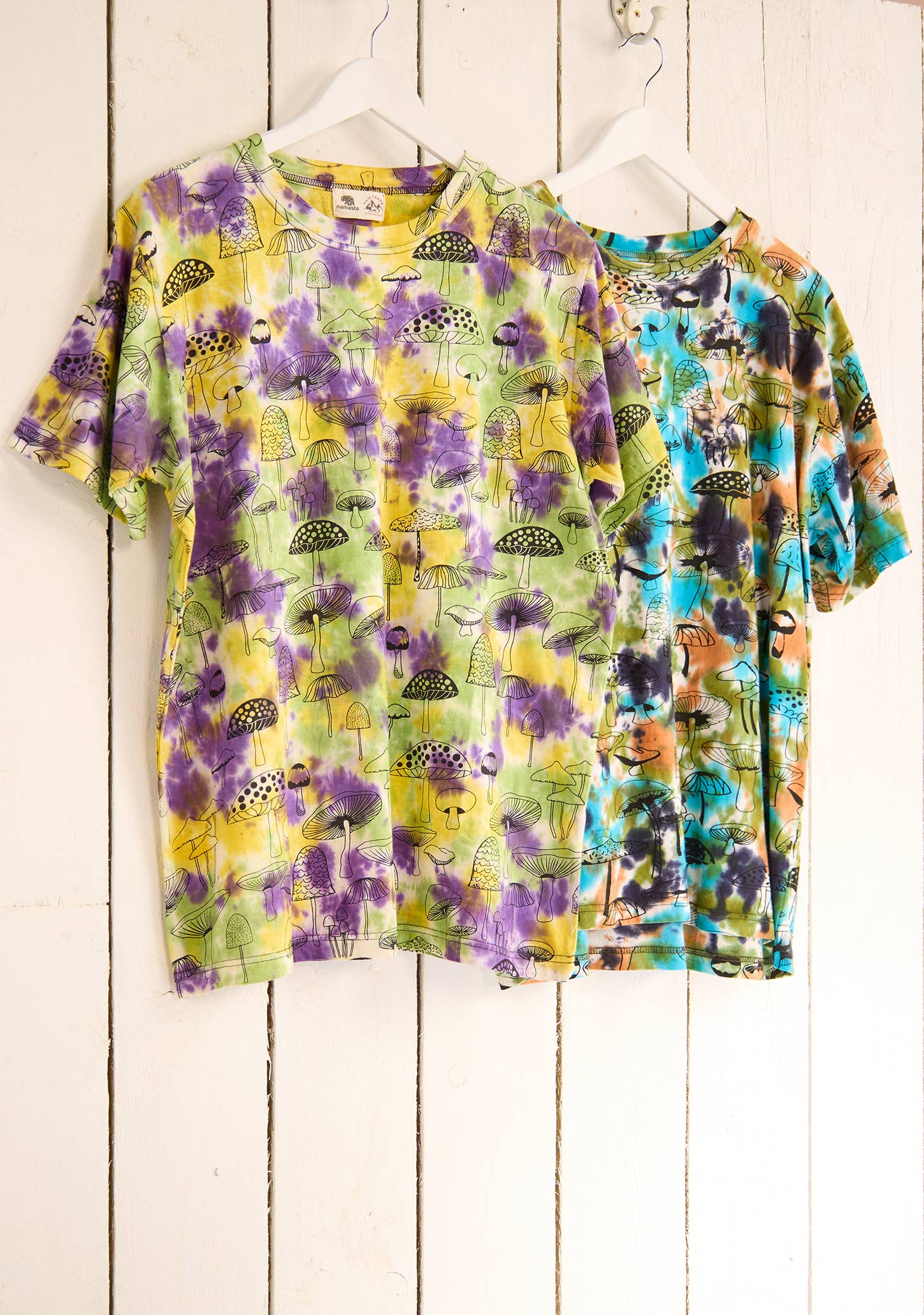 Namaste - Venta al por mayor Camiseta - Unisex - Camiseta de Hongos Tie Dye4