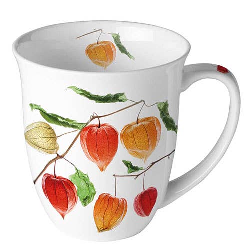 MUG (Fine Bone China) - Lampion Flower (400 m for wholesale by Elegant Gifts
