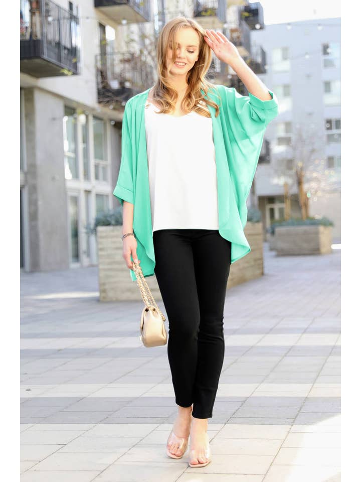 42POPS - Wholesale Kimono - Dames - Kimono Chiffon Vest9