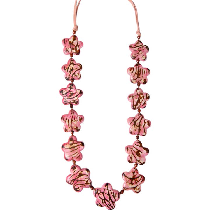 Paisley Necklace for wholesale by Organic Tagua Jewelry