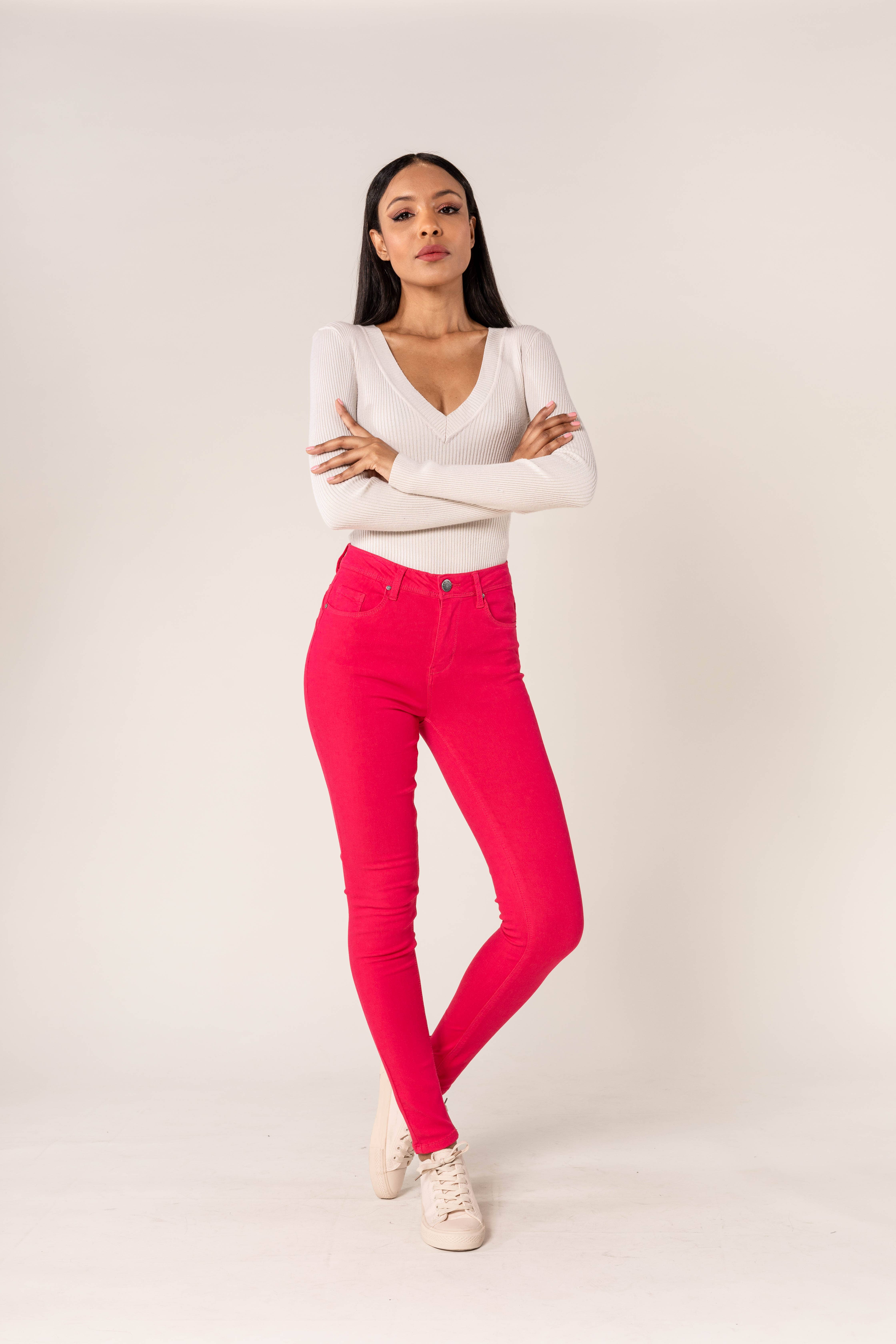 Nina Carter - Wholesale Jeans - Women's - Skinny Push Up Comfortable High Waist Super Stretch P10652