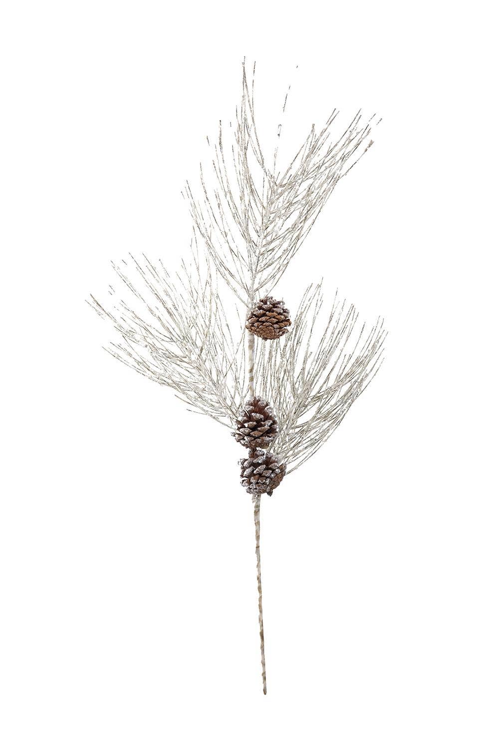 A&B Home Group Inc. - Wholesale Christmas decoration - 34.8"H Pine/Pinecone Birch Spray 96EA/CTN