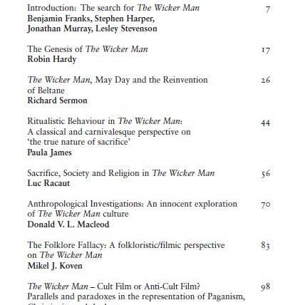 Luath Press Ltd – Folclore e mitologia por atacado – A Busca pelo Homem de Vime por Benjamin Franks e outros3