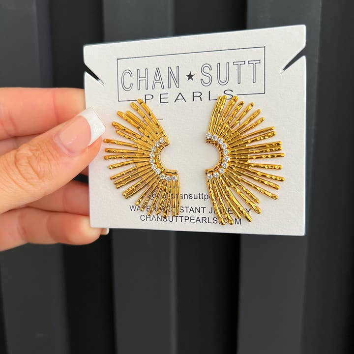 CHANSUTTPEARLS - Wholesale Hoop Earrings - LYNN EARRINGS