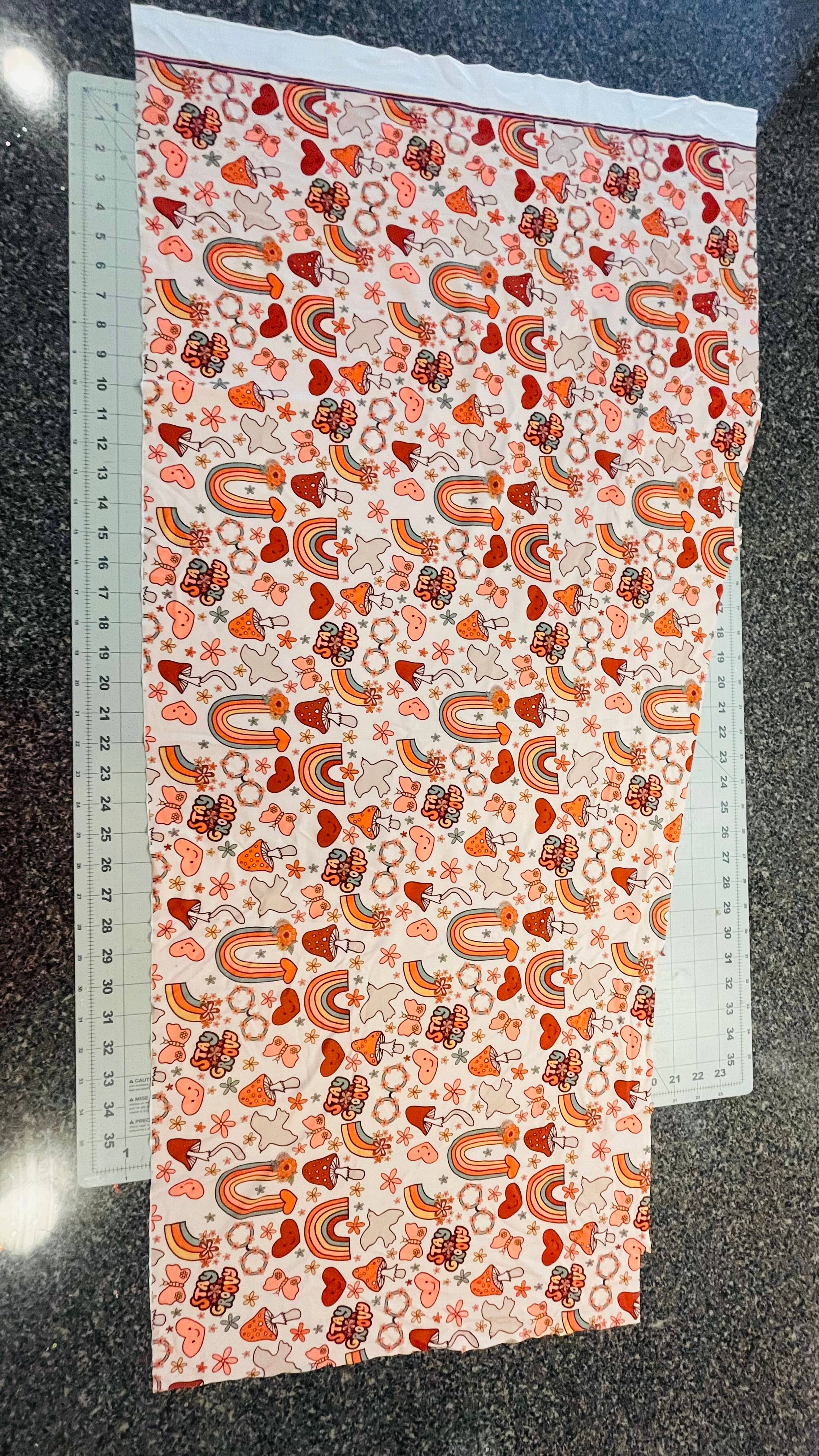 Jazy and Eve - Wholesale Fabric - Stretch groovy fabric remnants, retro baby fabric 2