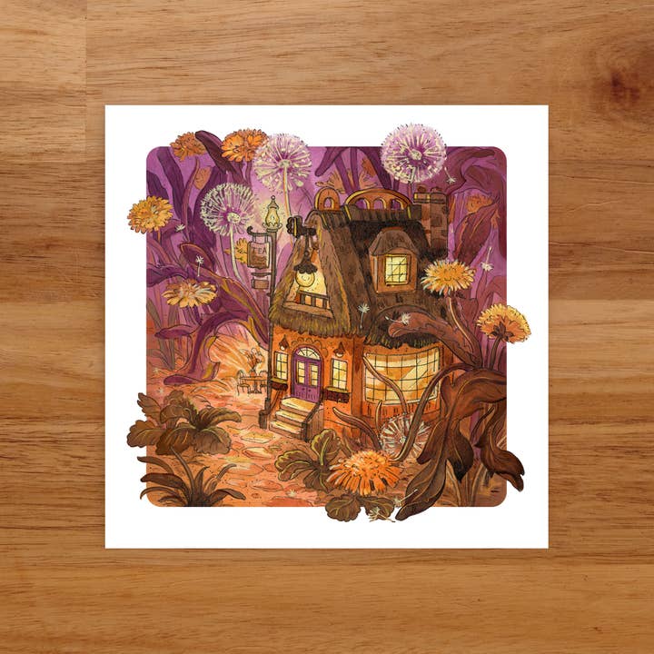 Nimasprout - Wholesale Art Print - Dandelion Teahouse - Fine Art Print2