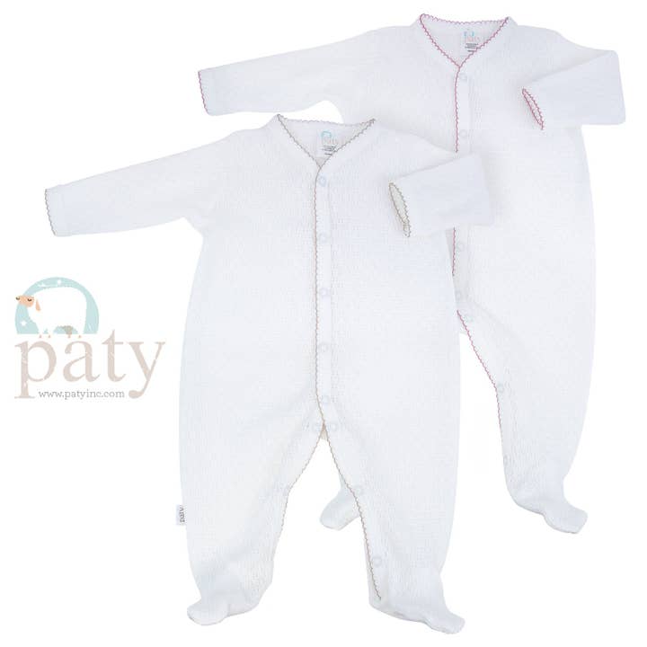 Paty Knit Footie #119 for wholesale by Paty