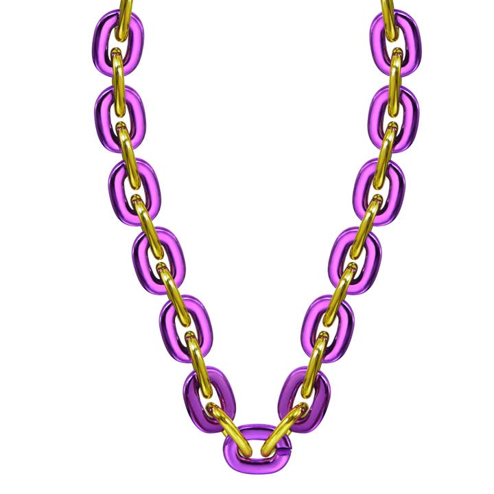 Simran International - Wholesale Link & Chain Necklace - Jumbo Fan Chain Necklace27