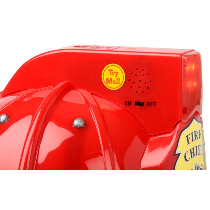 Aeromax Toys - Vente Jouet classique – enfant - Junior. Casque Fire Chief avec sirène et lumières4