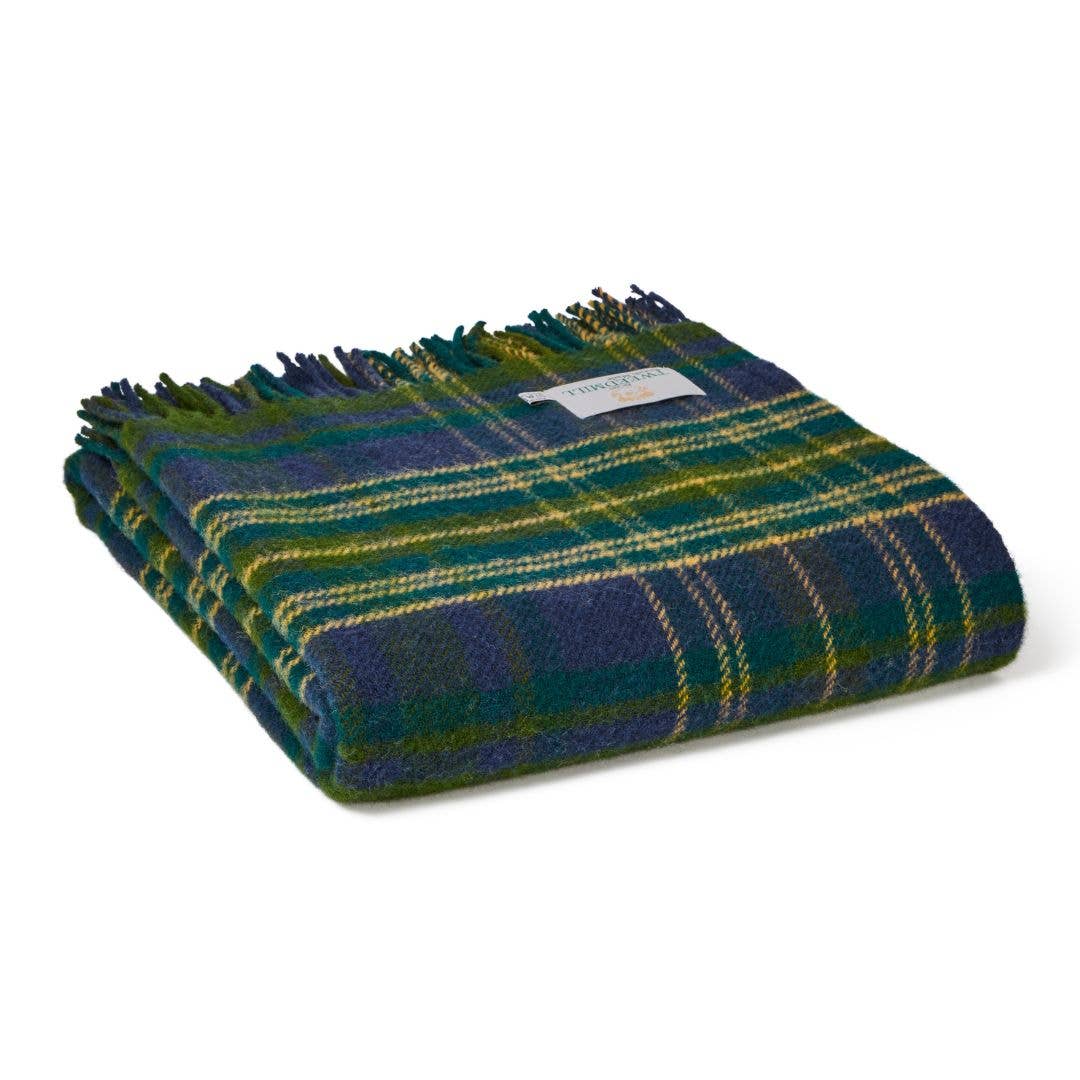 Tweedmill Textiles - Wholesale Throw Blanket - Forest Tartan Pure New Wool Throw 0