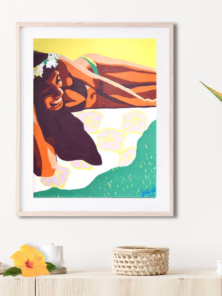 Afternoon Cruise Matted Print for wholesale by Paradise Now Hawaiʻi