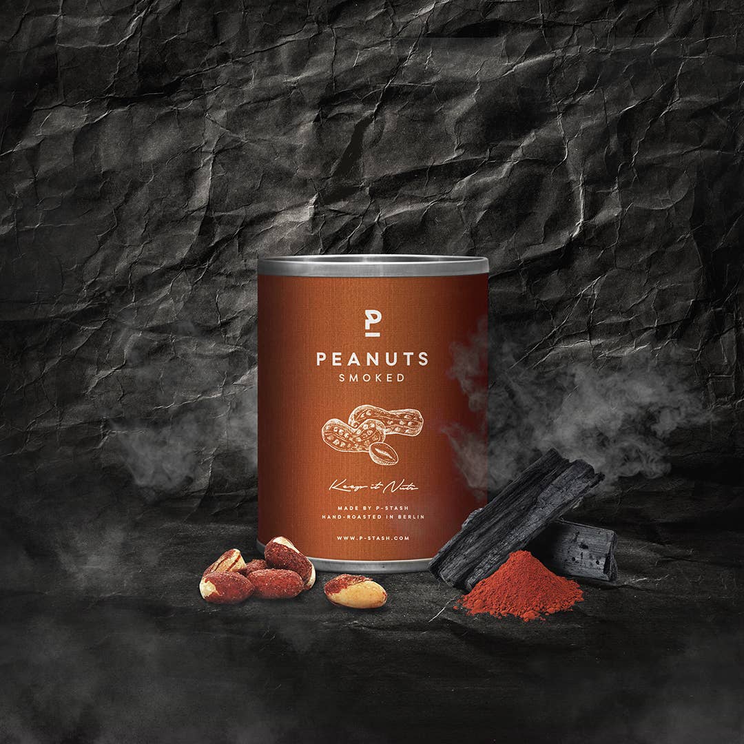 P-Stash - Wholesale Nuts - 12x Peanut - Smoke - Mini 60g