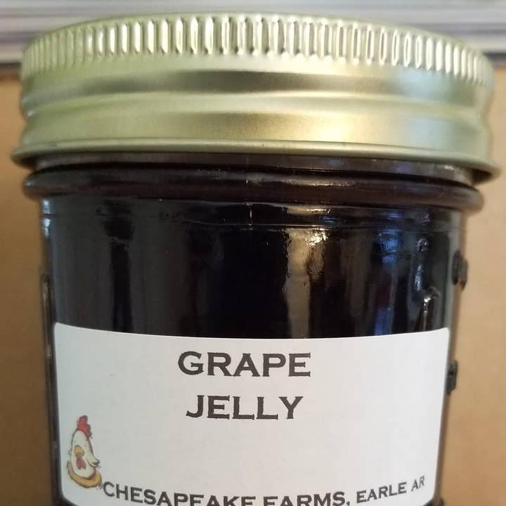 Gelée de Raisin Bio : Cultivée en Arkansas, Petite Production (8 oz) pour la vente par Chesapeake Farms LLC