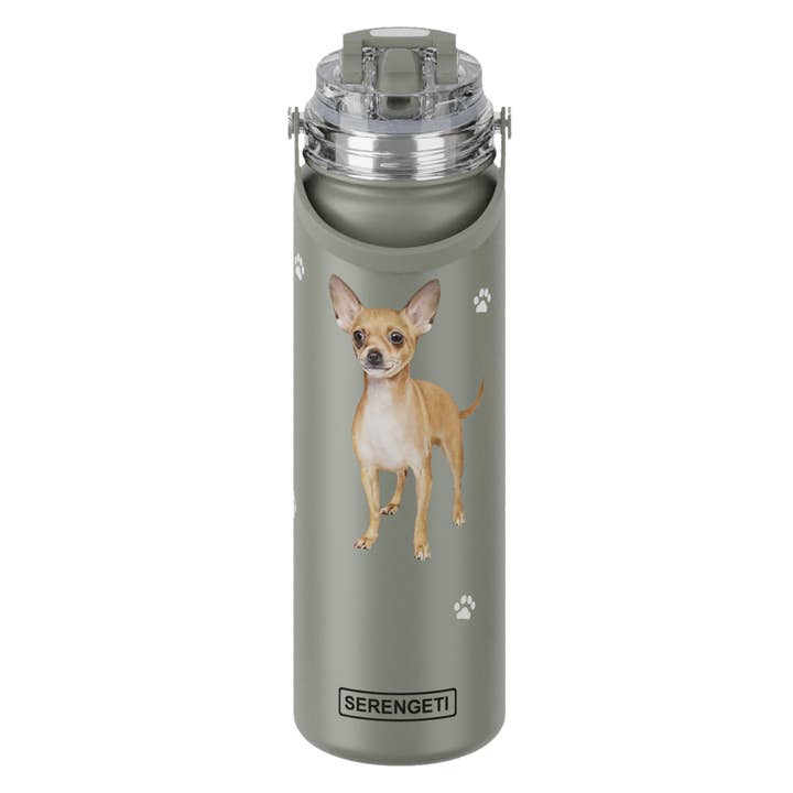Chihuahua - Stainless Steel Water Bottle - 24oz - Leak Proof for wholesale by E&S Pets
