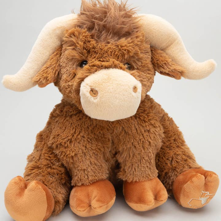 Jomanda Soft Toys & Accessories - Wholesale Stuffed/Plush Toy - Kids & Baby - Horny Highland Cow Plush Brown Large Soft Toy 30CM5