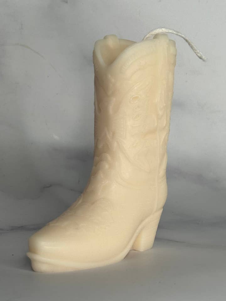 The Keith cowboy boot candle for wholesale by LitwLilit