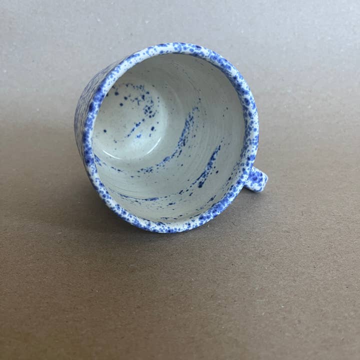 Ninth House Goods - Wholesale Coffee Mug - Blue Splatter Mug2