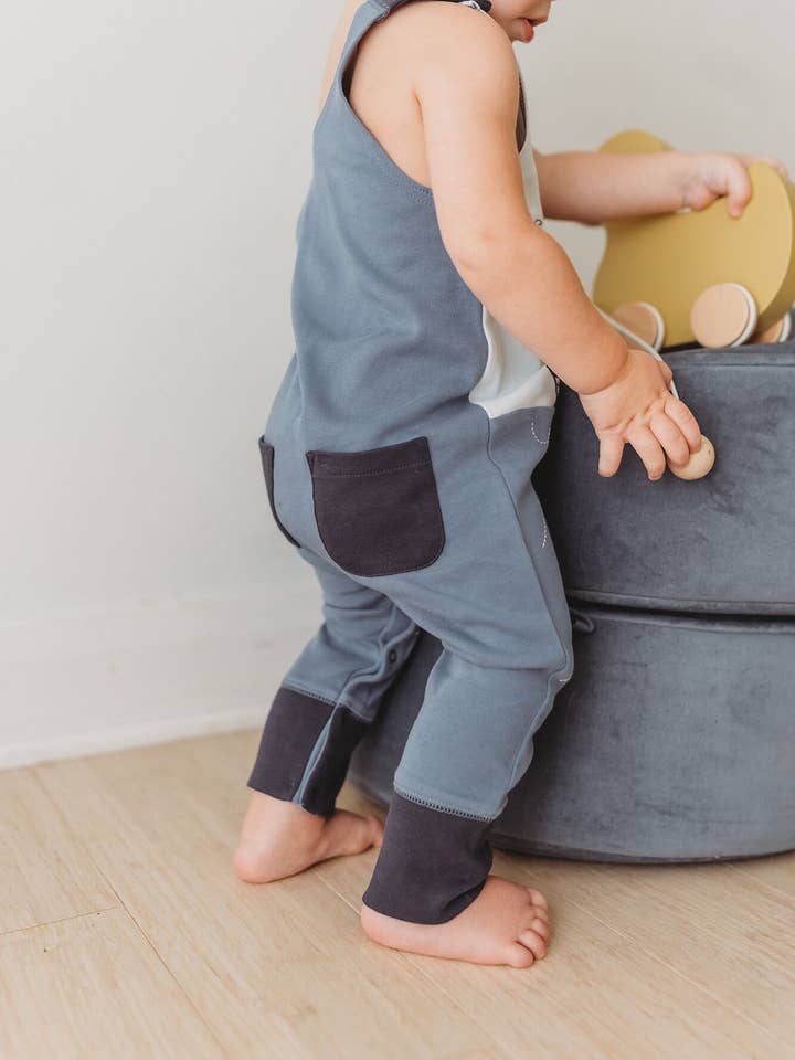 L'ovedbaby – Engroshandel Romper - Baby – Sejlbåd | Økologisk Applikation Harem Romper4