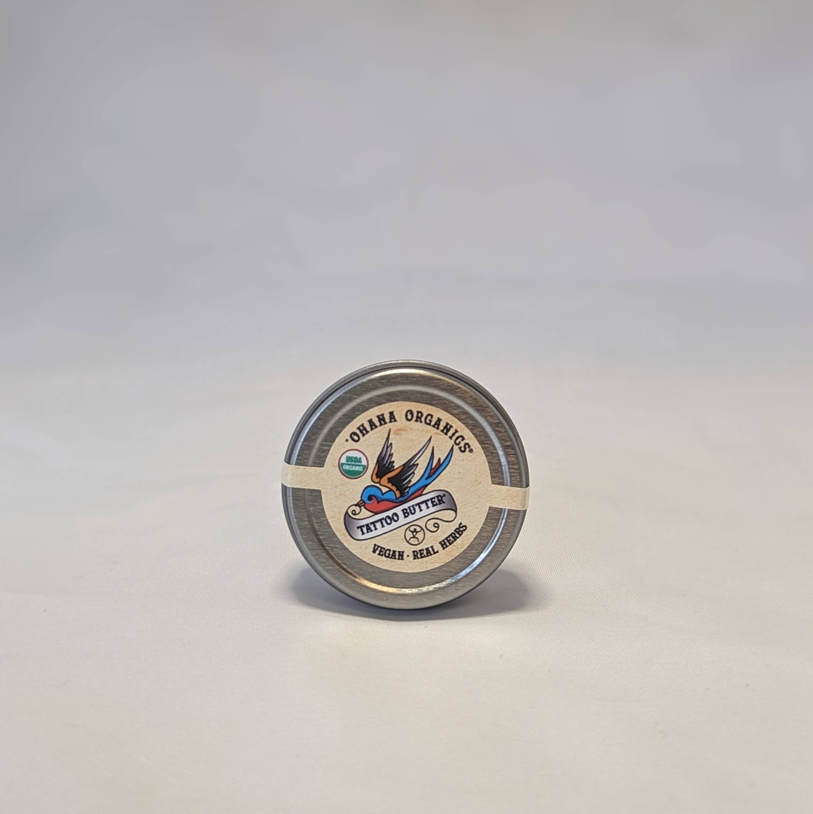 'Ohana Organics - Vente Pommades/soins pour tatouage - Beurre de Tatouage Bio - Non Parfumé, 2 Tailles (Lots de 6)0