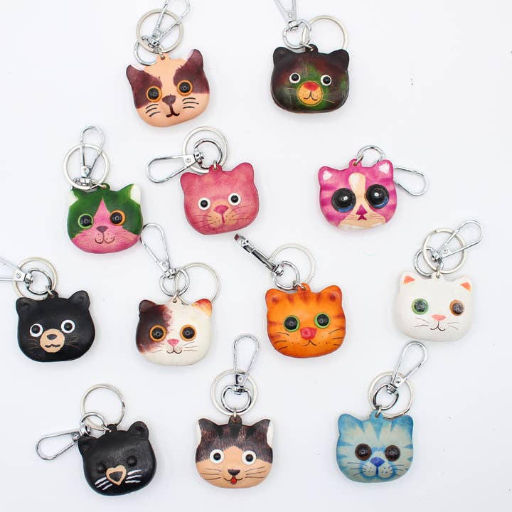 Sunflower Handmade leather inc - Wholesale Sleutelhanger - Dames - Diverse handgemaakte leren sleutelhangers9