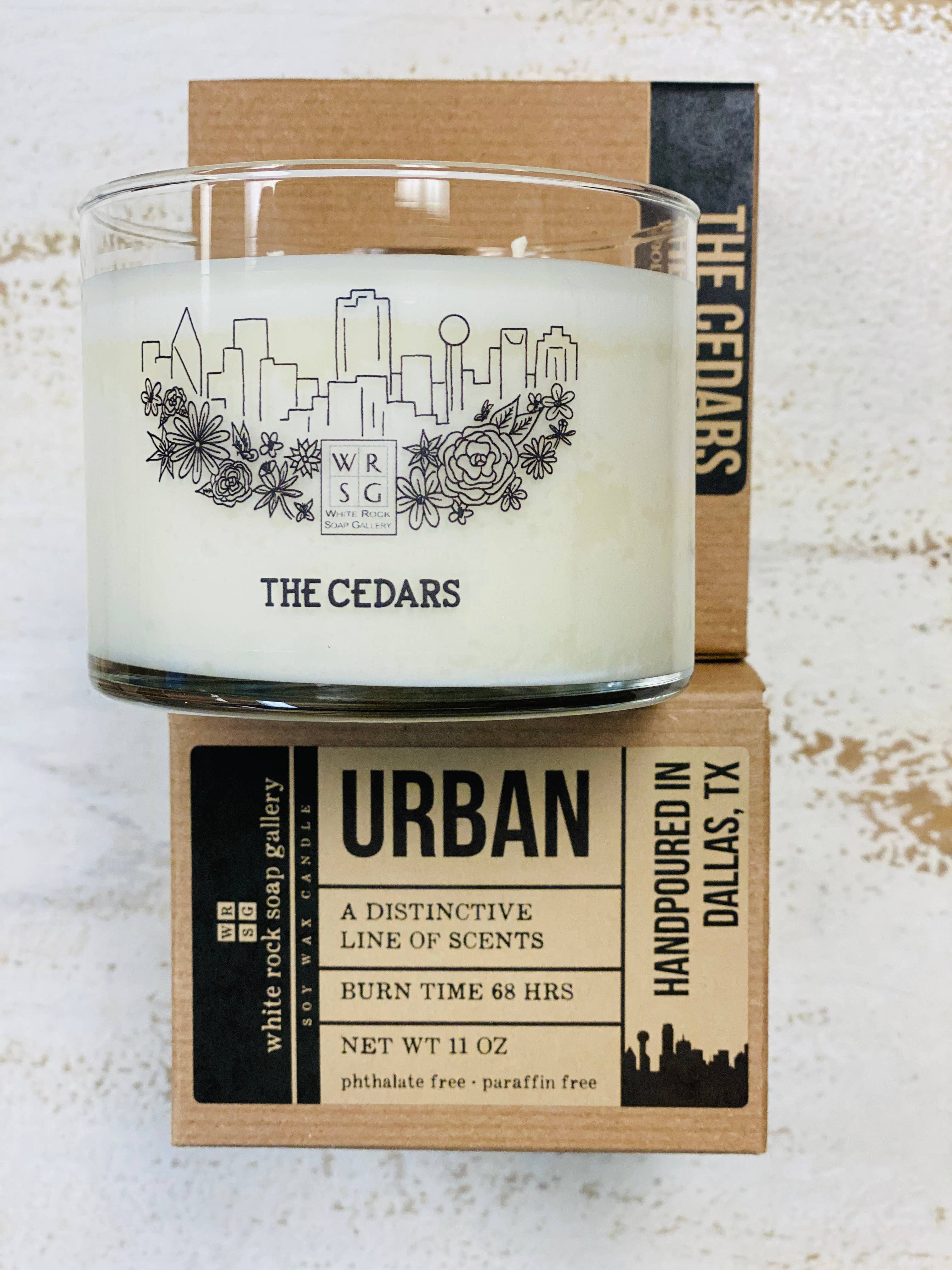 White Rock Soap Gallery - Wholesale Jar/Filled Candle - Soy Wax Candle Urban Collection26