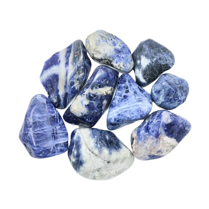 Cristal roulé - Sodalite, 2 livres pour la vente par Earths Elements Wholesale