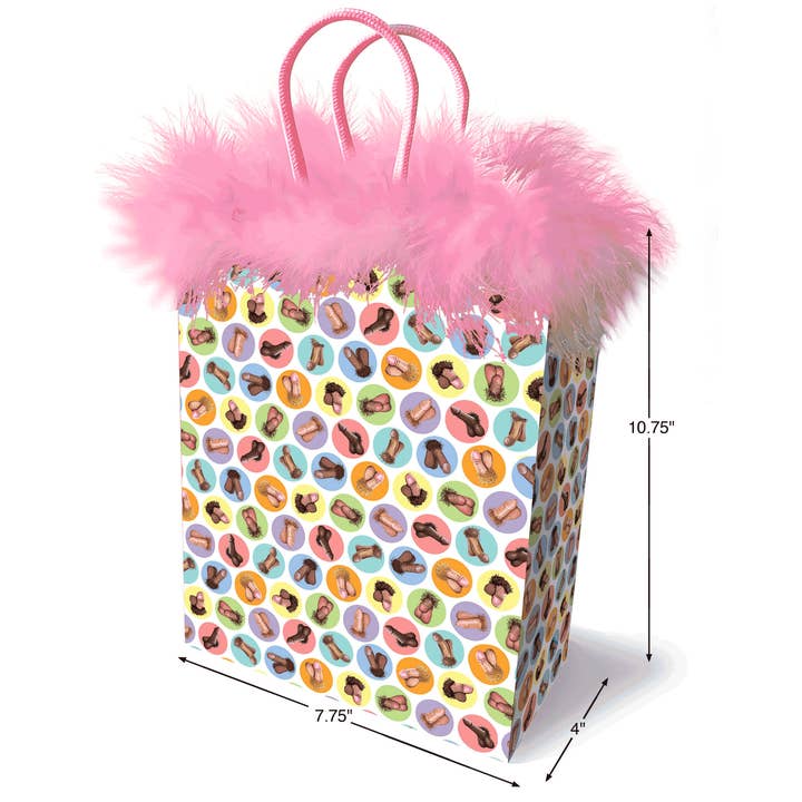 Little Genie Productions - Venta al por mayor Bolsas de celofán - Pene Sucio - Bolsa de Regalo para Despedida de Soltera