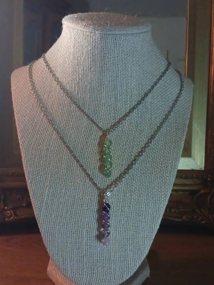 lily necklace for wholesale by Berries Grove